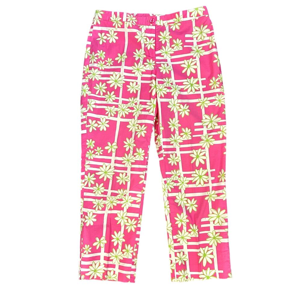 Lilly Pulitzer Pink Floral Capris
